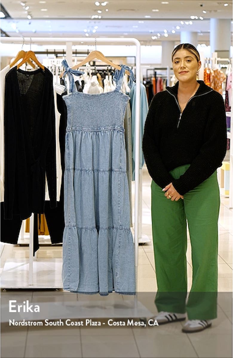 Loci Denim Maxi Sundress, sales video thumbnail