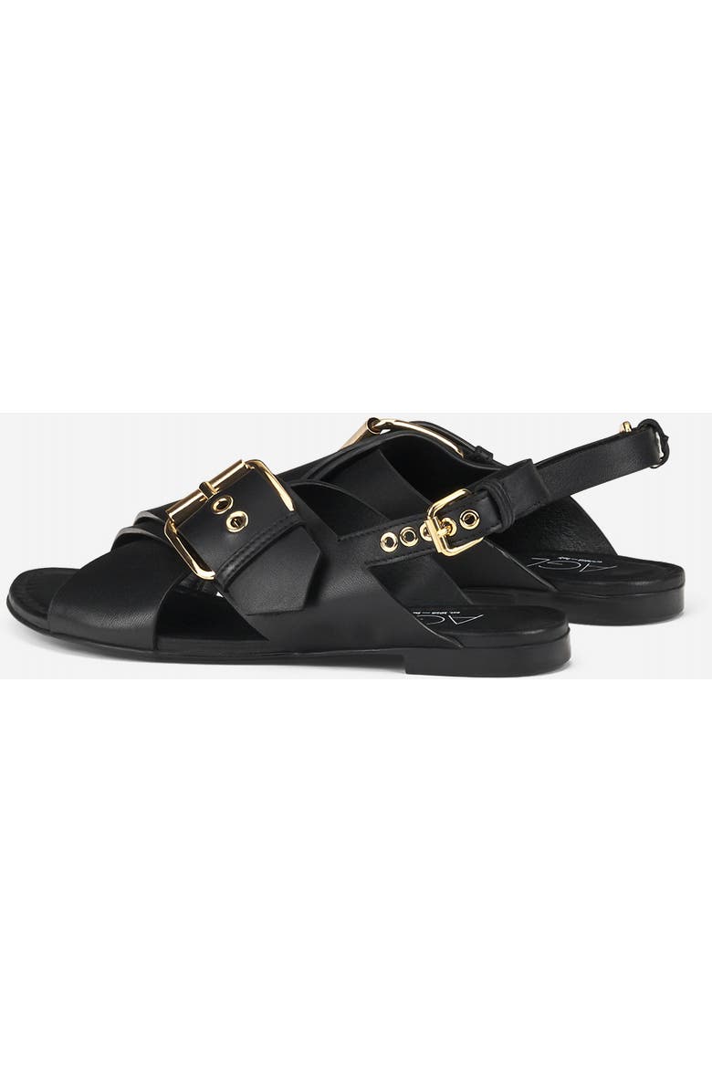 AGL Summer Criss Cross Sandal, Alternate, color, Black Nappa