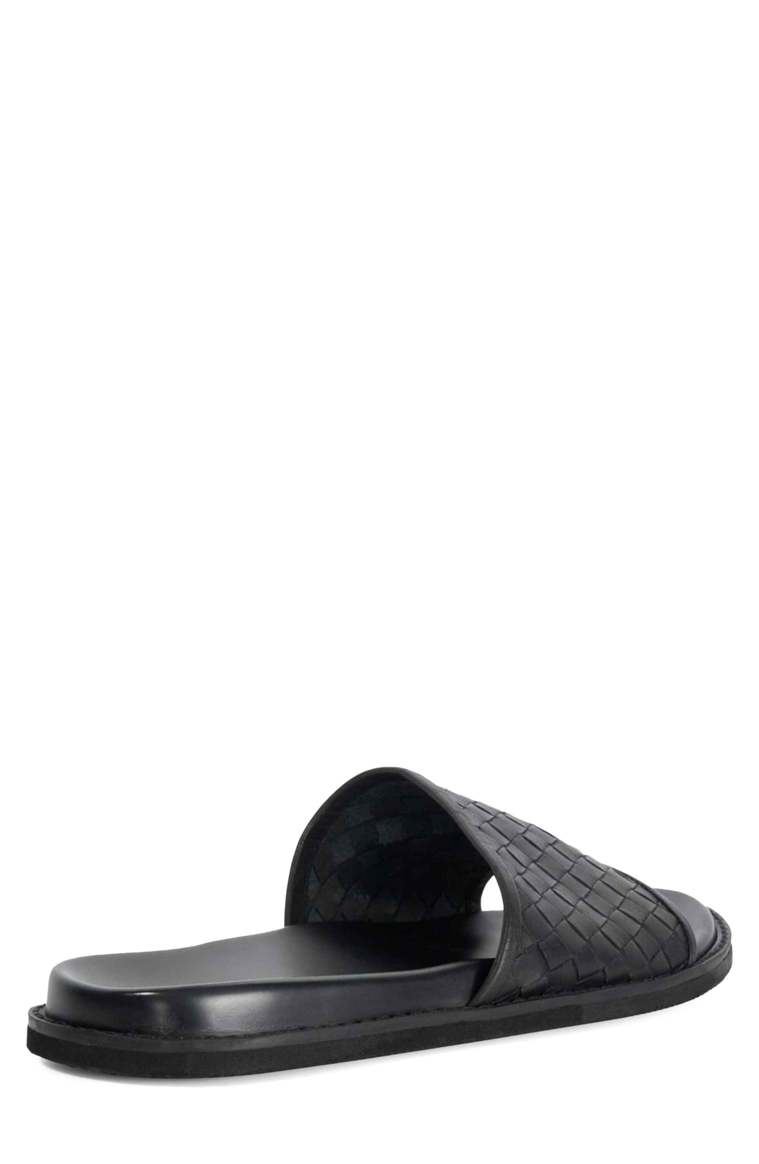 Dune London Ivar Slide Sandal, Alternate, color, Black