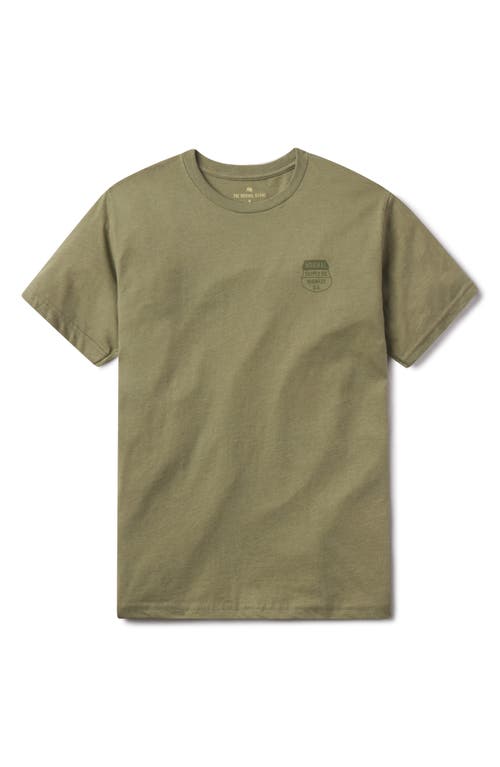 The Normal Brand Highway Bear Cotton Blend Graphic T-shirt In Green