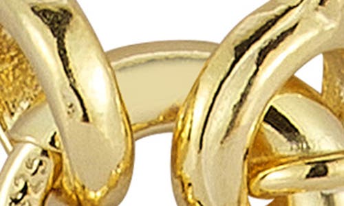 Glaze Jewelry Clasp Paperclip Necklace In Gold