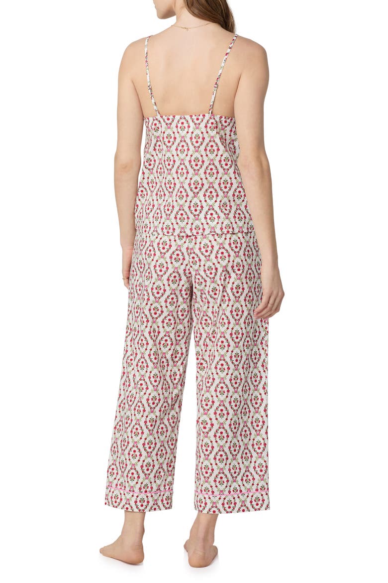 Print Crop Pajamas, Alternate, color, OLIVIA