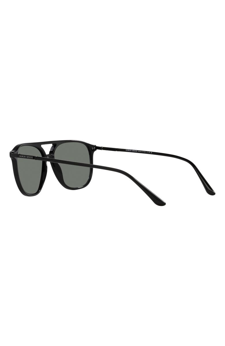 Armani Exchange 56mm Pilot Sunglasses, Alternate, color, 