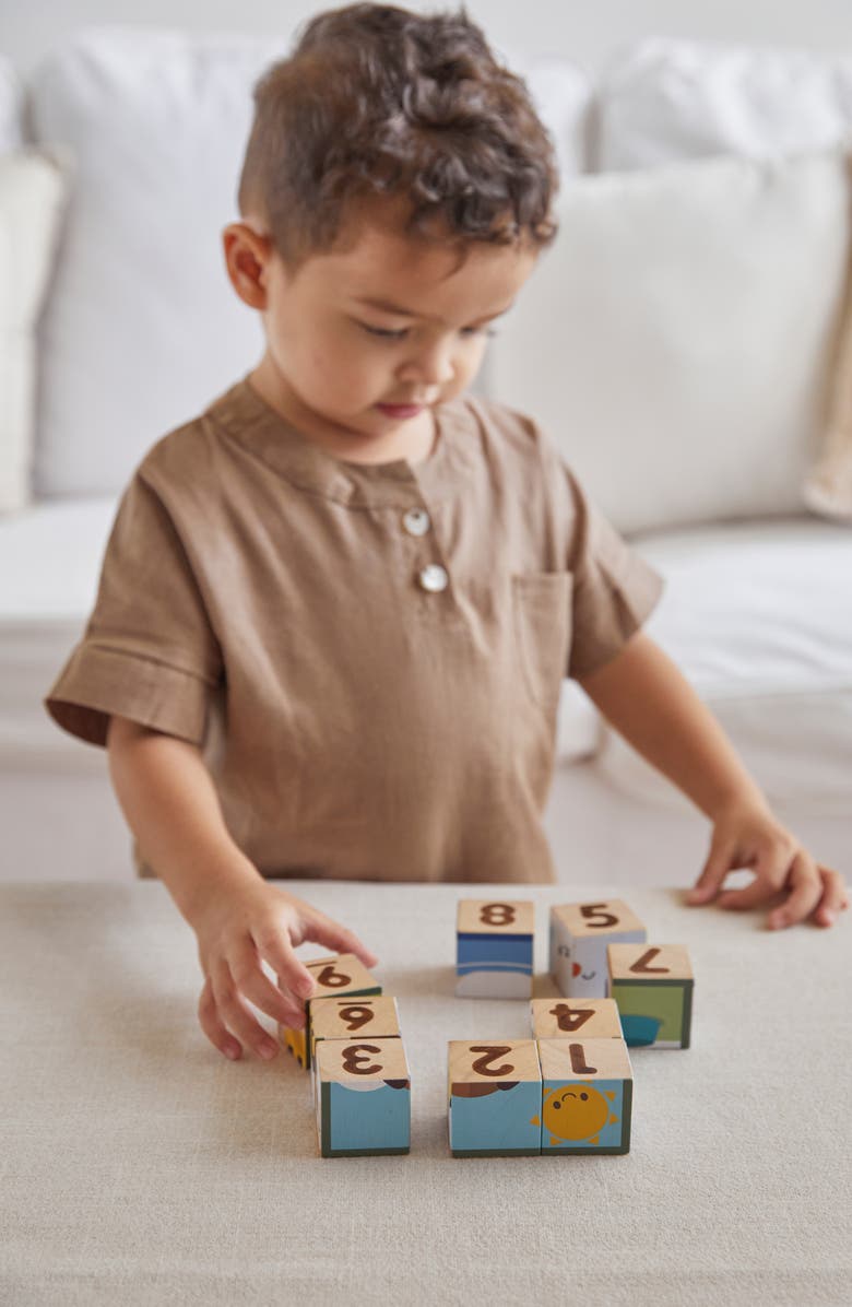 PlanToys<sup>®</sup> Animal Puzzle Cubes, Alternate, color, Assorted
