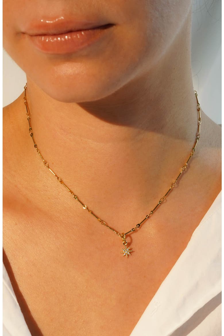 6-Point Star Charm, Main, color, GOLD