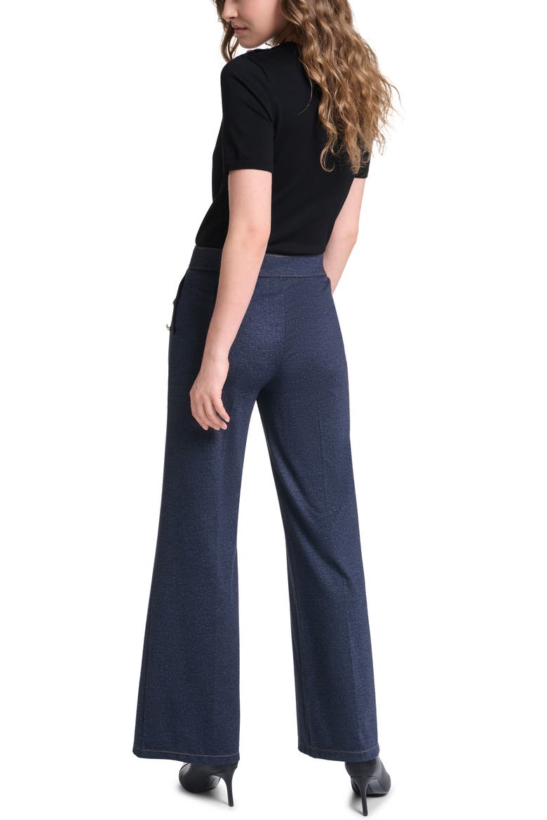 Pull On Sailor Wide Leg Pants, Alternate, color, NAVY