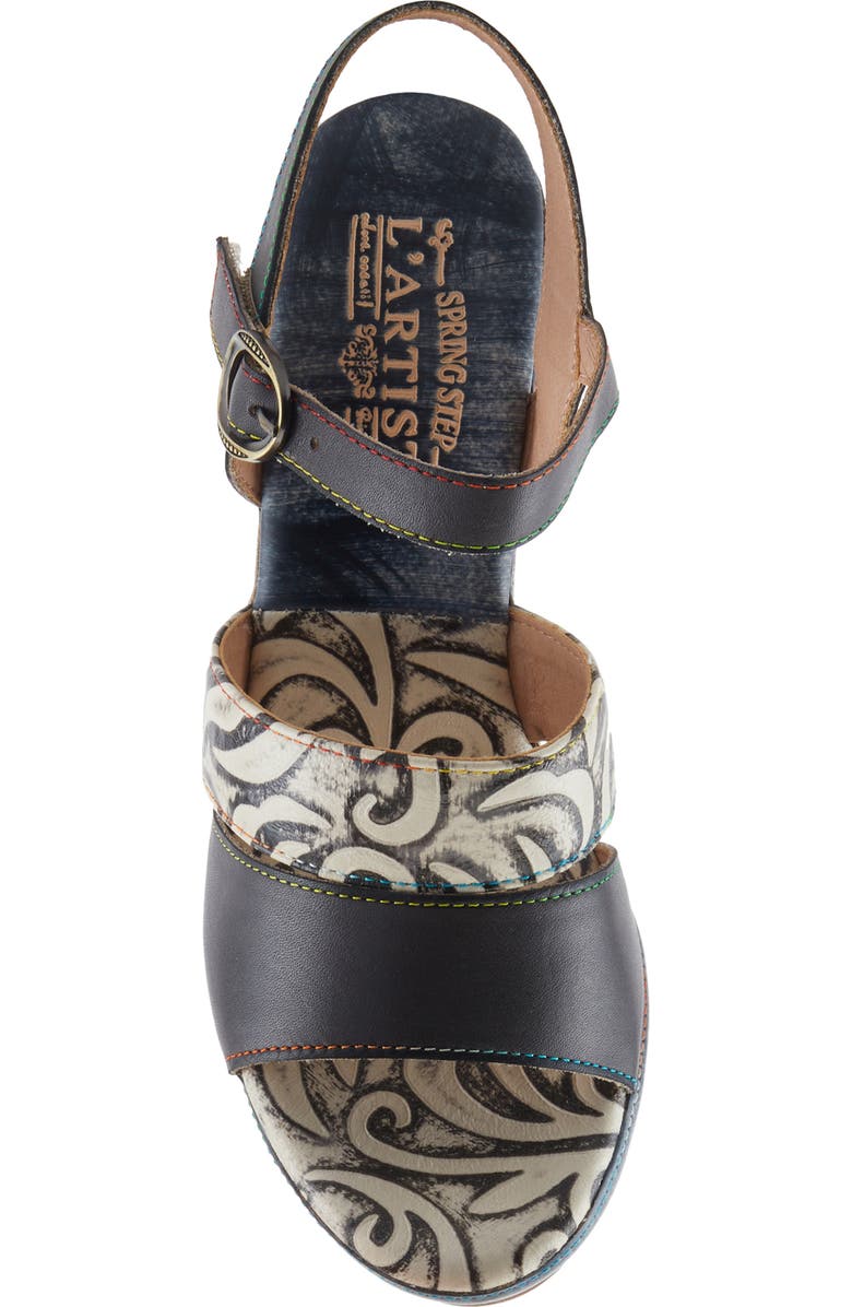 L
Artiste by Spring Step Hotstrut Platform Sandal, Alternate, color,