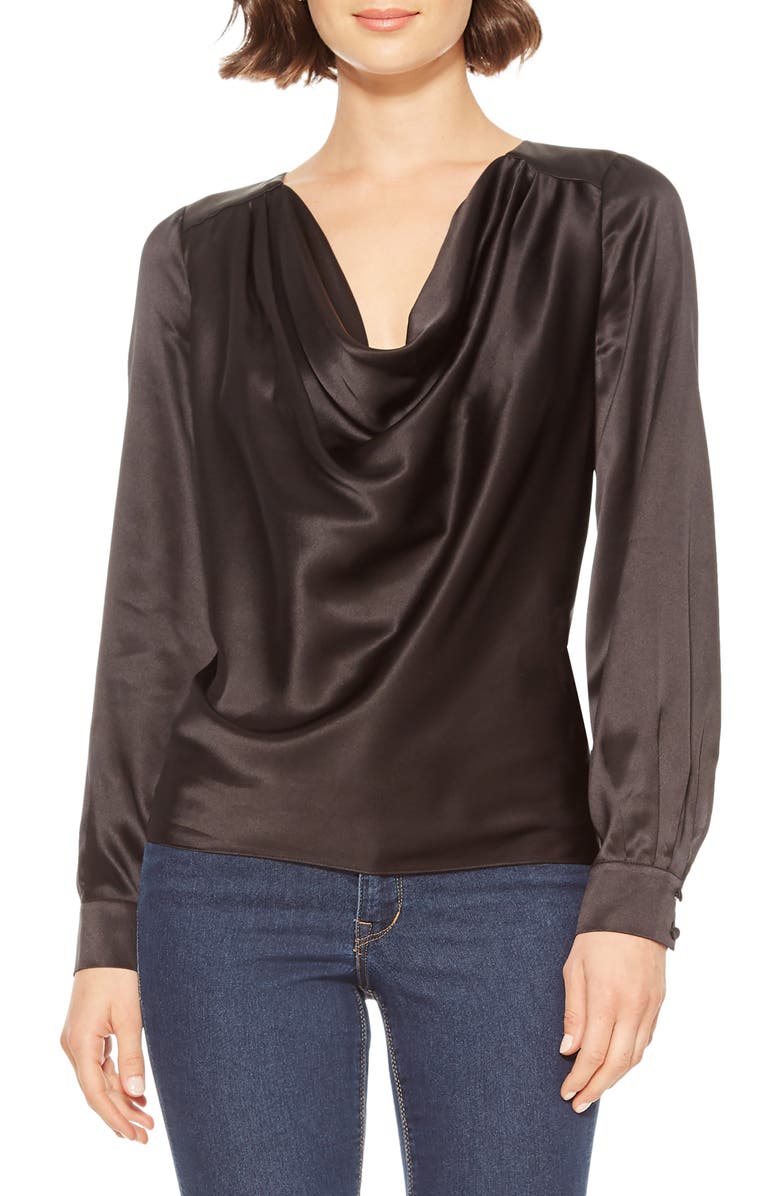 Parker Galway Silk Blouse, Main, color, 