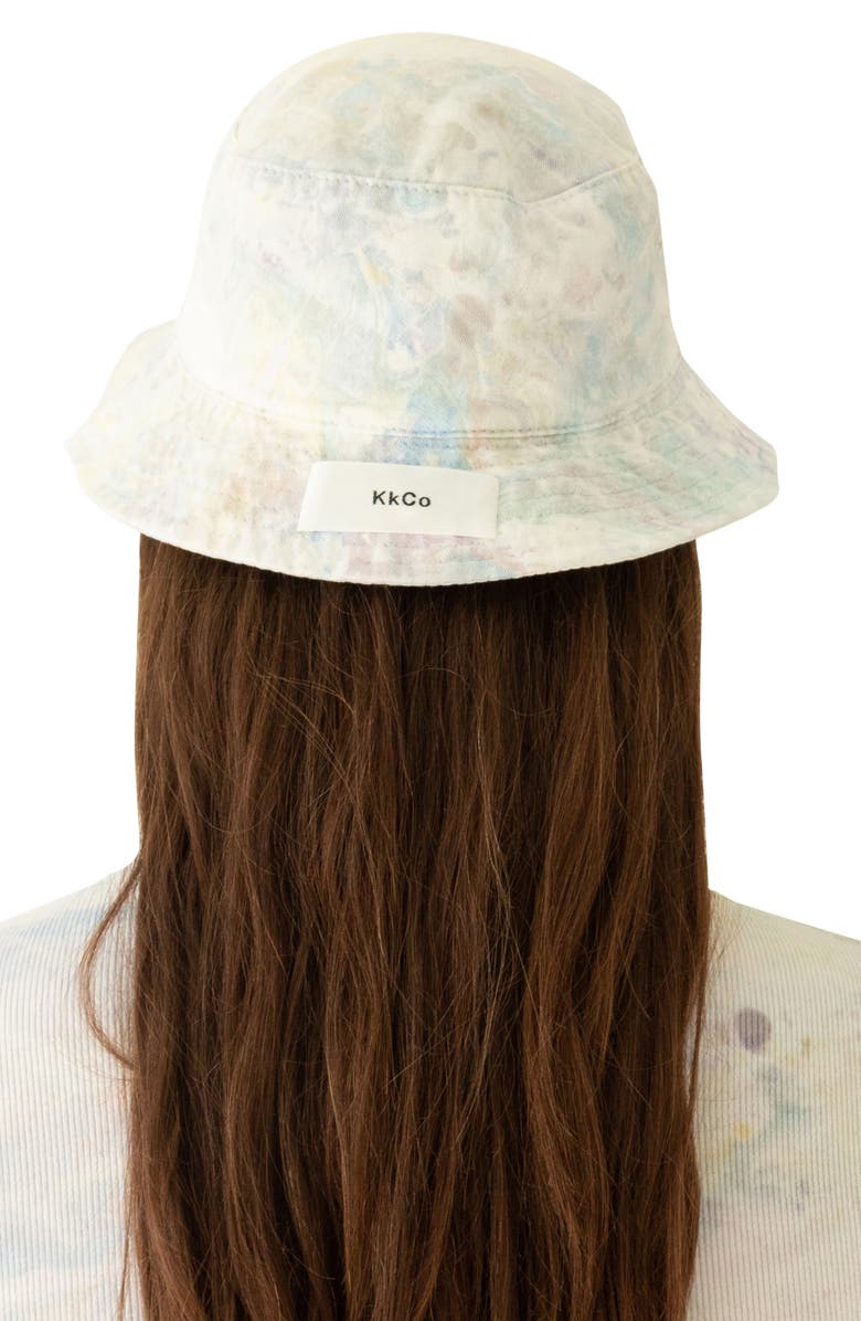 KkCo Marbled Dye Bucket Hat, Alternate, color,