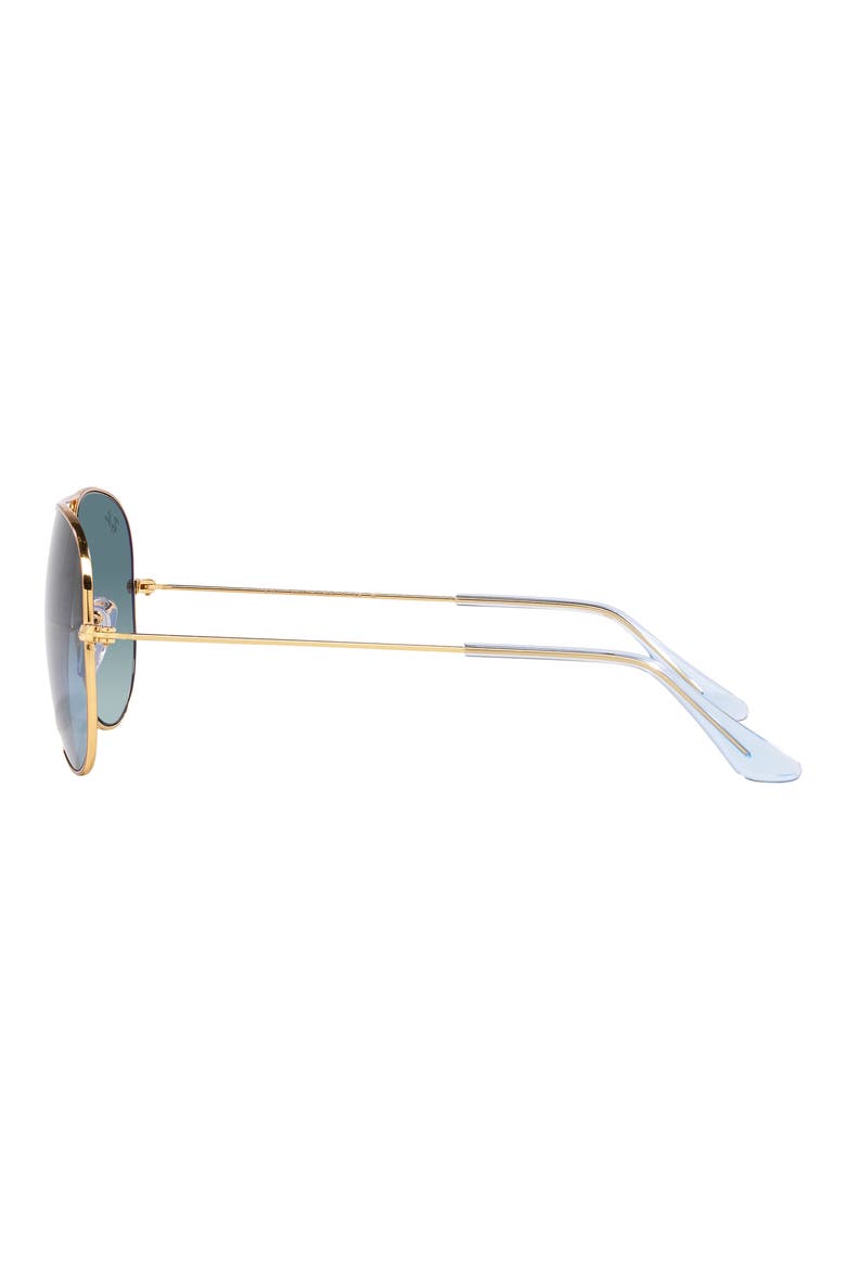 Small Original 55mm Aviator Sunglasses, Alternate, color, GOLD