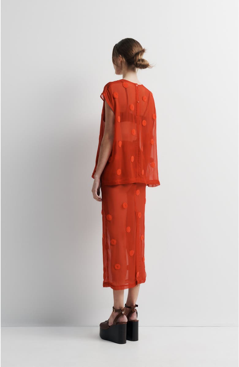 Romy Sadie Top, Alternate, color, Beaded Red