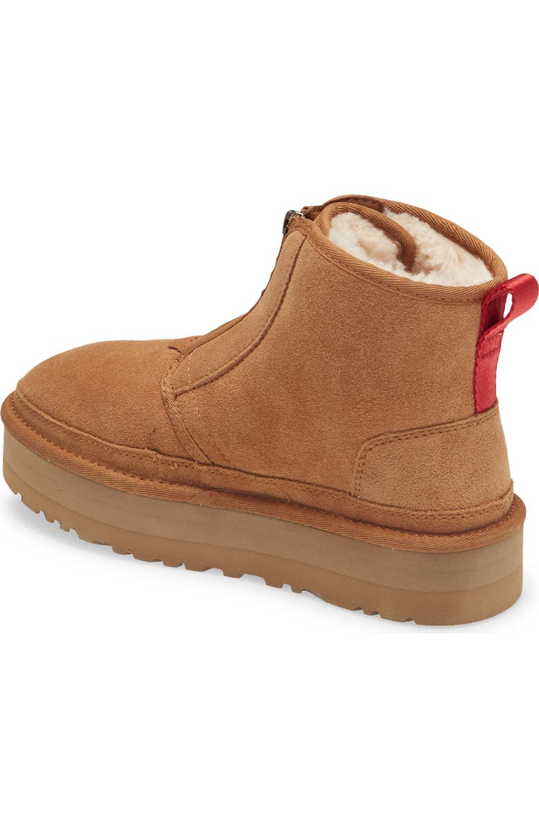 UGG<sup>®</sup> Neumel Genuine Shearling Lined Platform Bootie, Alternate, color,