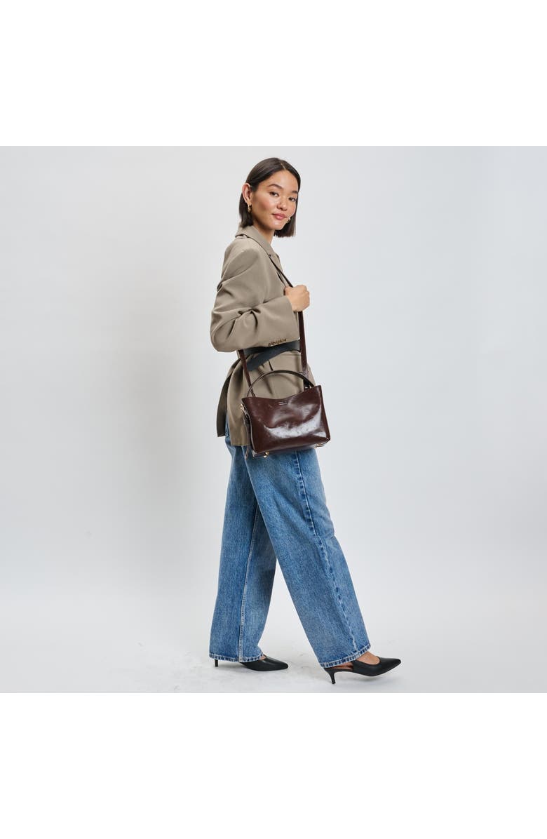 MODA LUXE Sophie Crossbody, Alternate, color, Chocolate