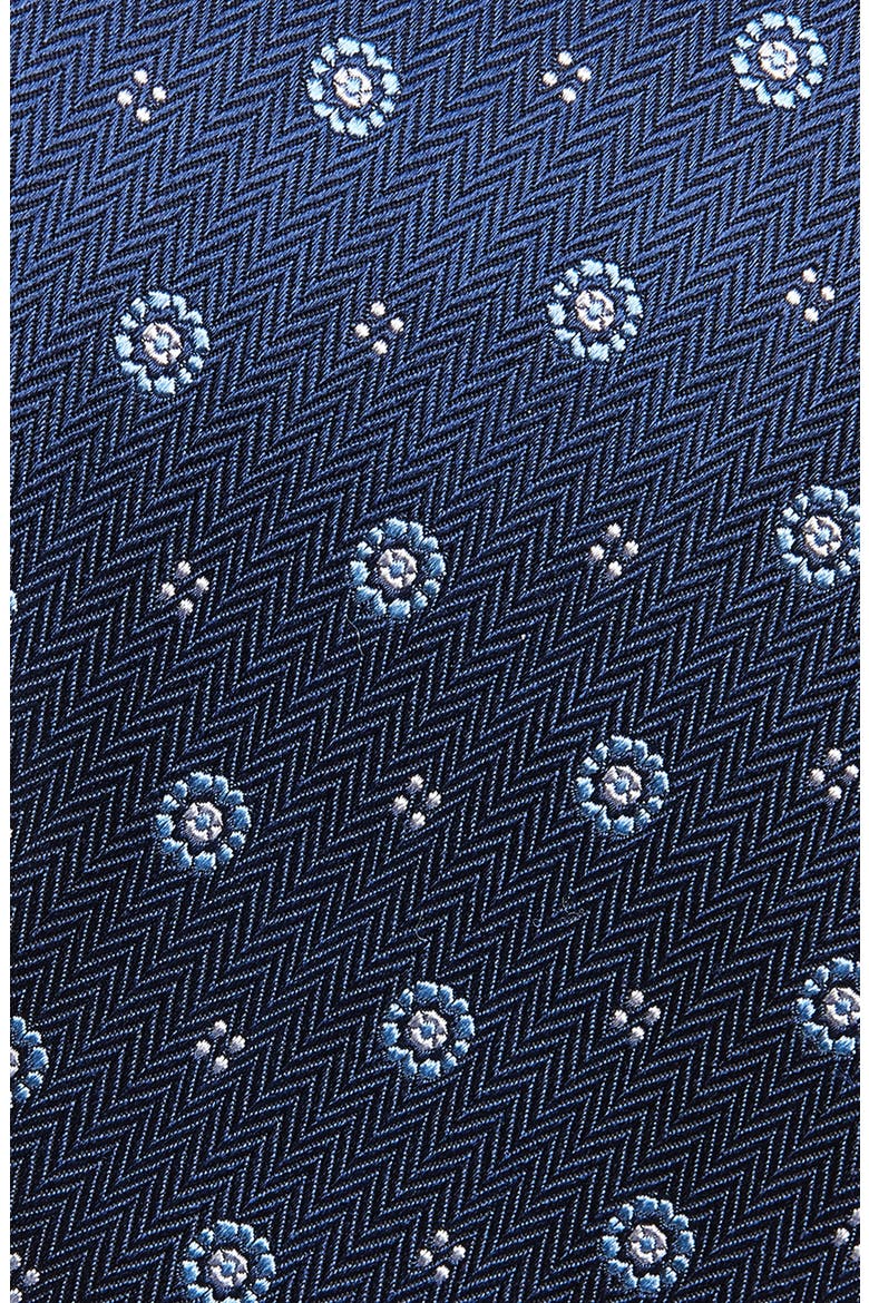 Neat Silk Tie, Alternate, color, NAVY