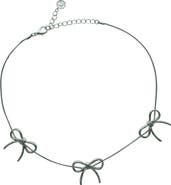 OLIVIA WELLES My Bow Collar Necklace