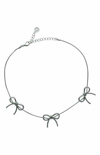 OLIVIA WELLES My Bow Collar Necklace