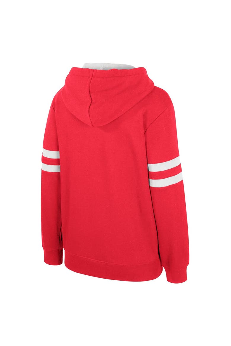 Women's Stadium Essentials Red Houston Rockets Road Game Pullover Hoodie, Alternate, color, Red