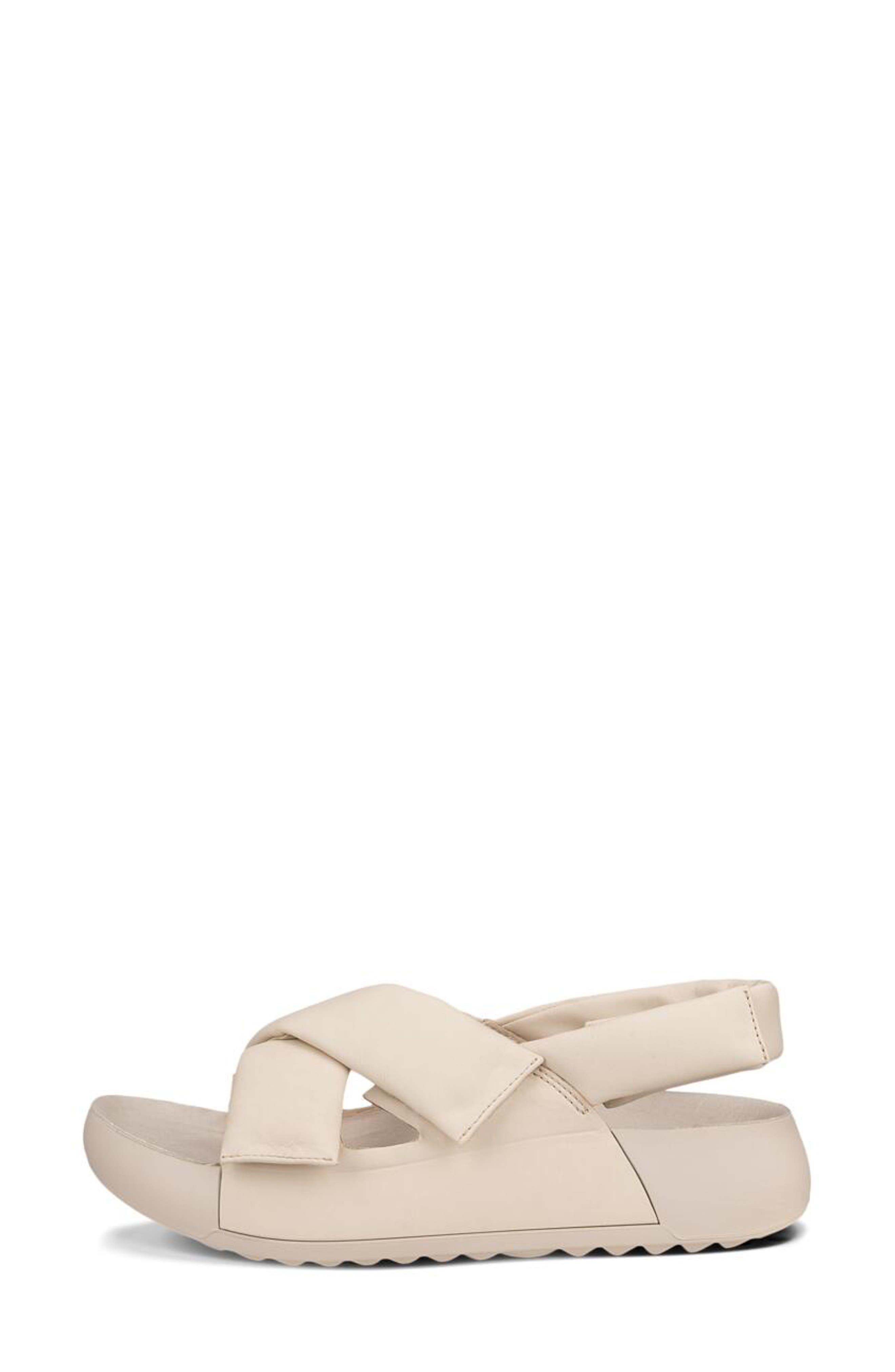 ECCO Cozmo PF Water Resistant Platform Sandal, Alternate, color, Limestone