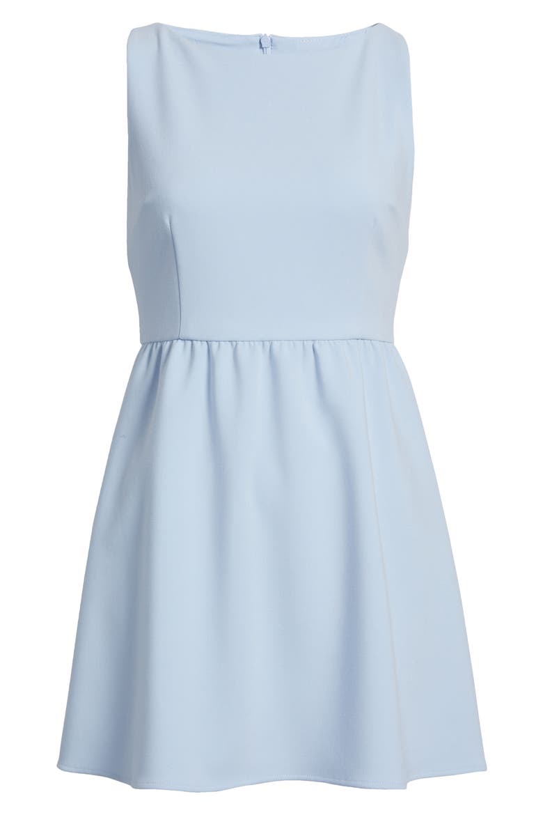 Whisper Boatneck Minidress, Alternate, color, CASHMERE BLUE