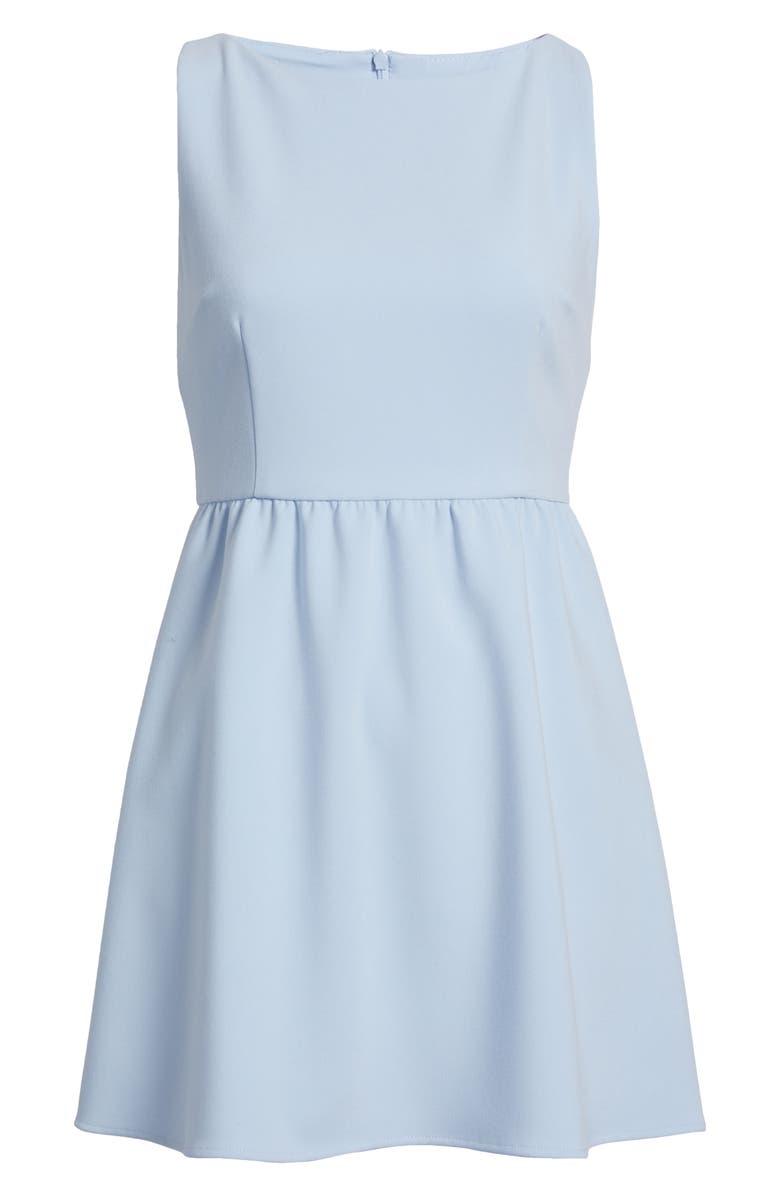 French Connection Whisper Boatneck Minidress, Alternate, color, Cashmere Blue