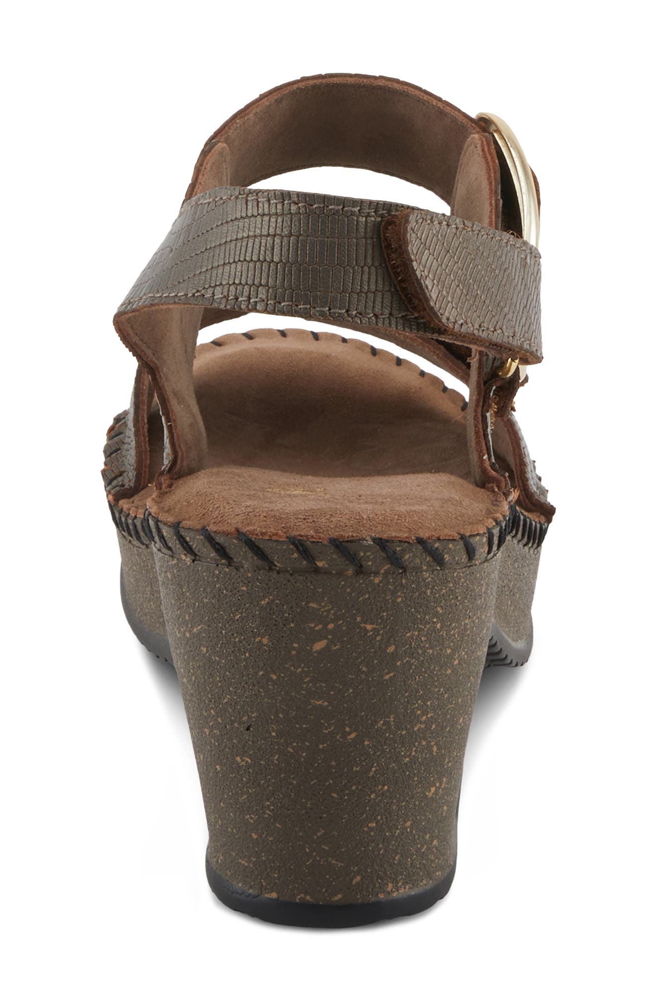 Spring Step Chenda Slingback Platform Sandal, Alternate, color, Bronze