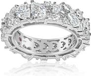 SUZY LEVIAN Sterling Silver CZ Eternity Band