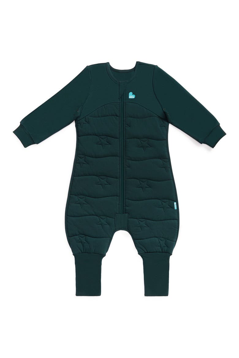 Long Sleeve Extra Warm 3.5 TOG Sleep Suit, Main, color, FOREST