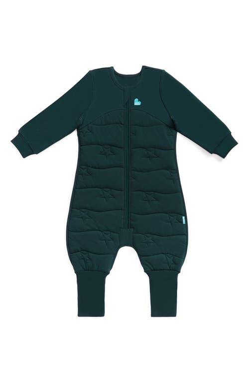 Love To Dream Long Sleeve Extra Warm 3.5 Tog Sleep Suit In Green