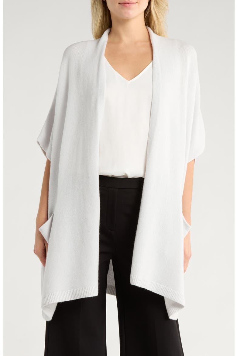 Cozy Wool & Cashmere Cardigan, Main, color, WHISPER