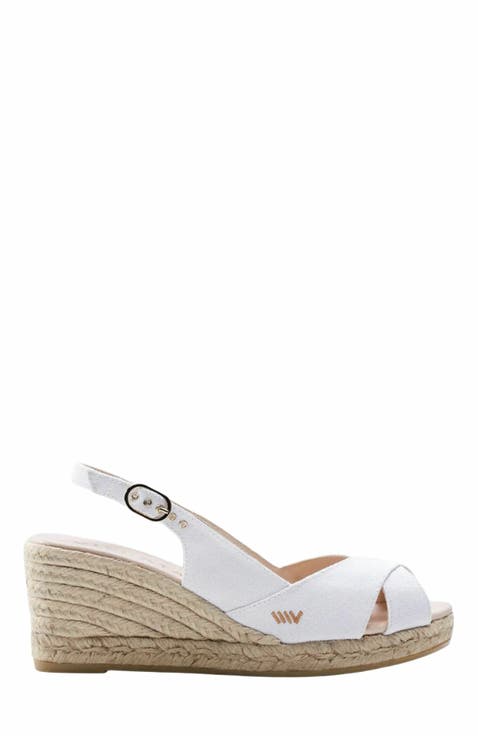 Llansa Canvas Espadrille Sandal Wedges