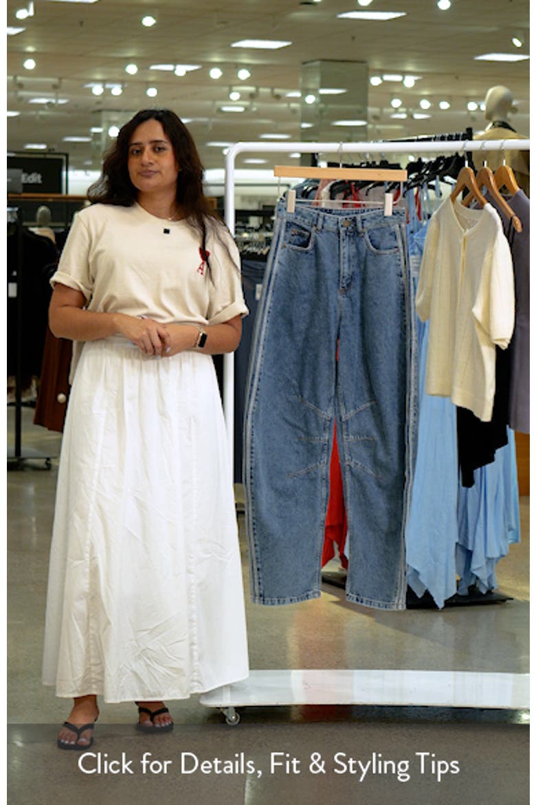 3-Stripes Barrel Leg Jeans video