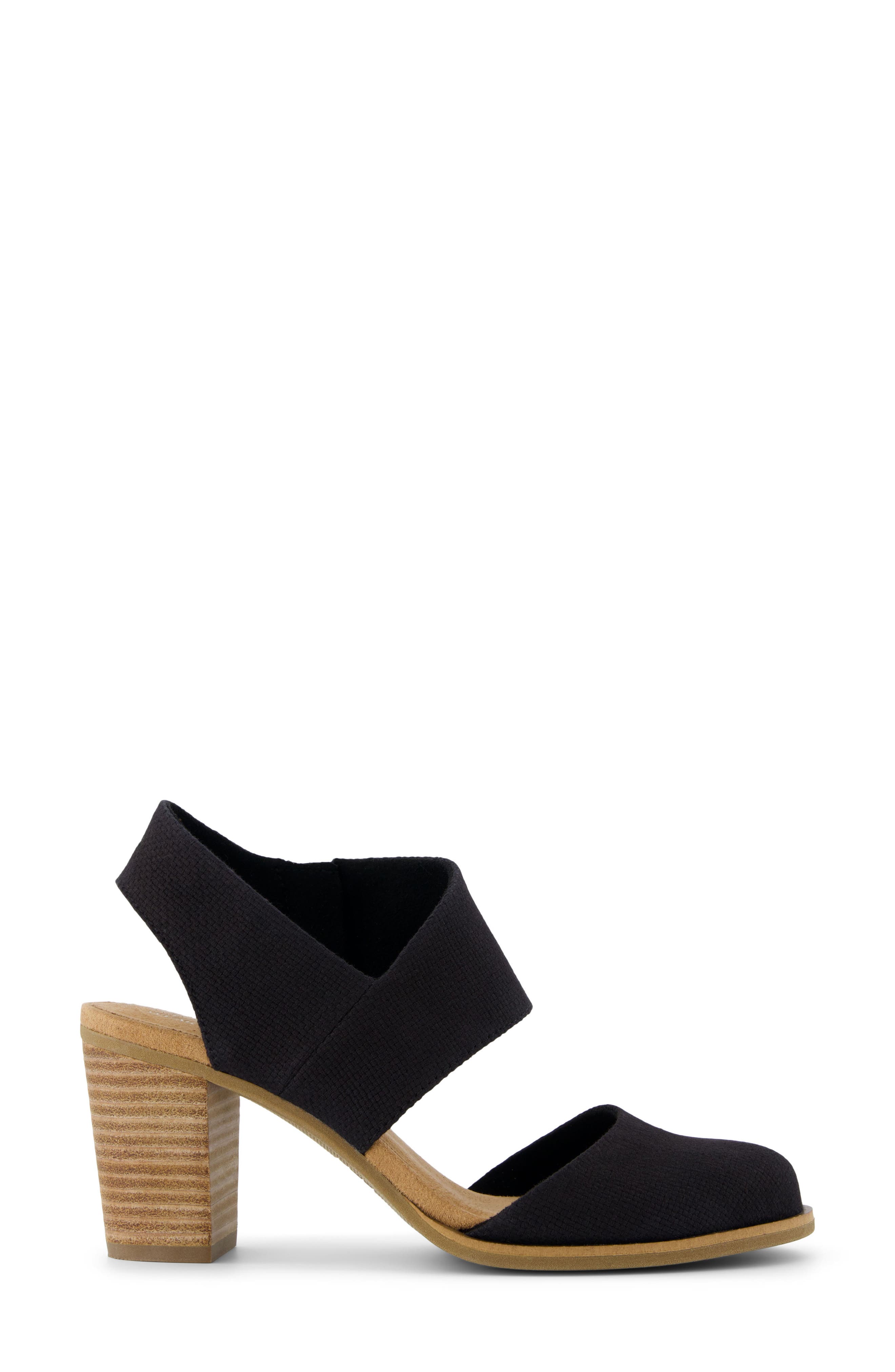 Cutout Pump, Alternate, color, BLACK