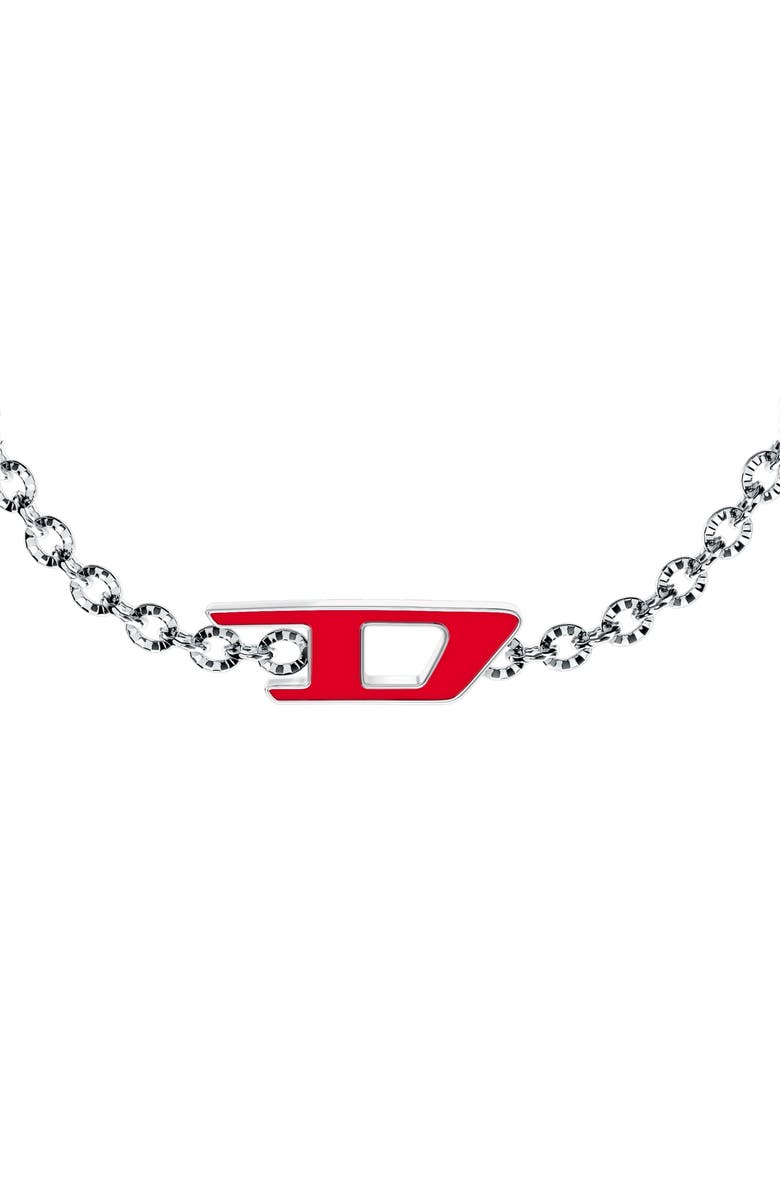 DIESEL<sup>®</sup> Logo Pendant Bracelet, Alternate, color,