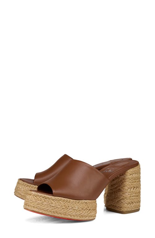 Shop Christian Louboutin Calakala Espadrille Platform Slide Sandal