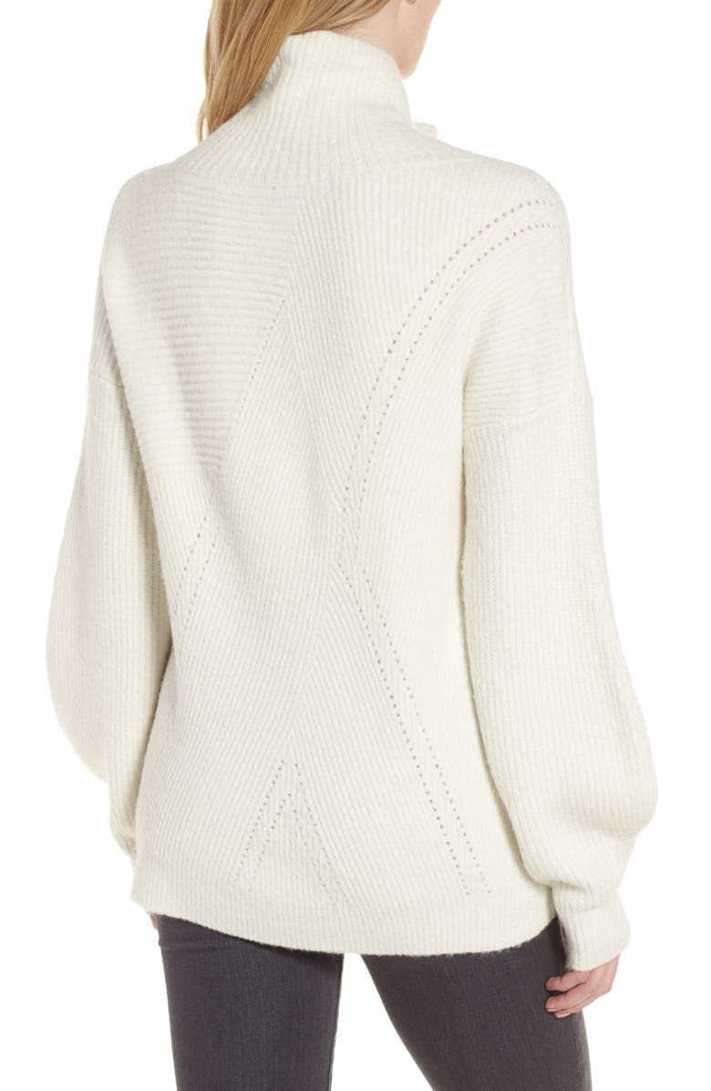 Trouvé Funnel Neck Sweater, Alternate, color, 