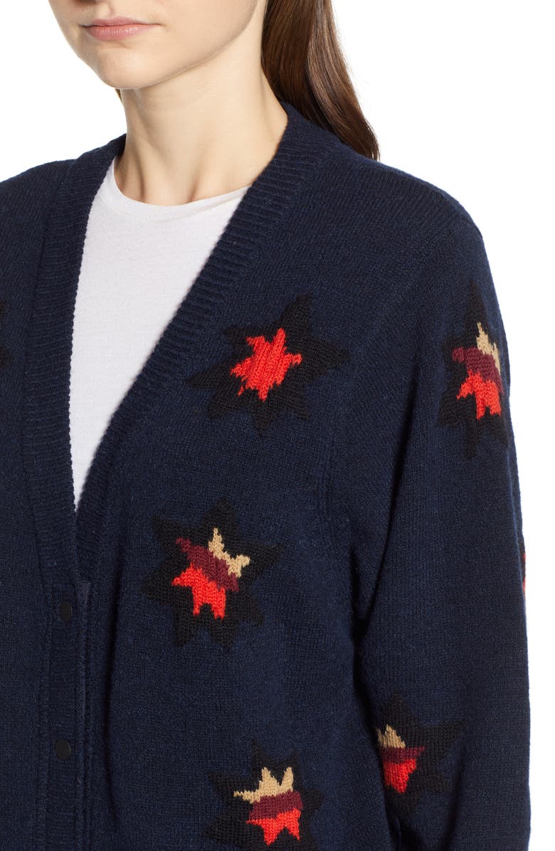 Scotch & Soda Stars Cardigan, Alternate, color, 