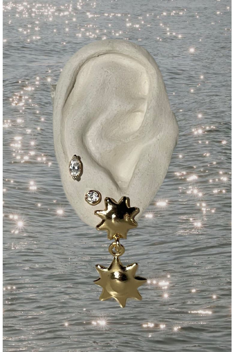 Solana Drop Earrings, Alternate, color, GOLD