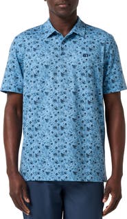 TravisMathew Featherweight Cottage Print Polo