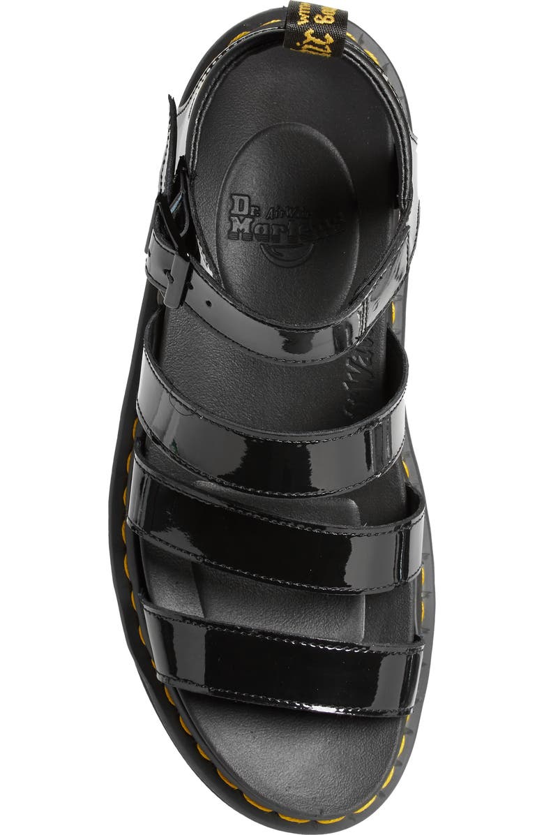 Dr. Martens Blaire Sandal, Alternate, color, Black Patent Leather