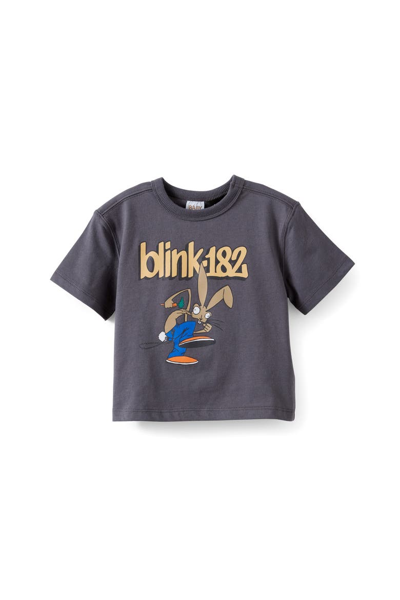 Bobbi Short Sleeve Lcn Tee, Main, color, Rabbit Grey Blink 182
