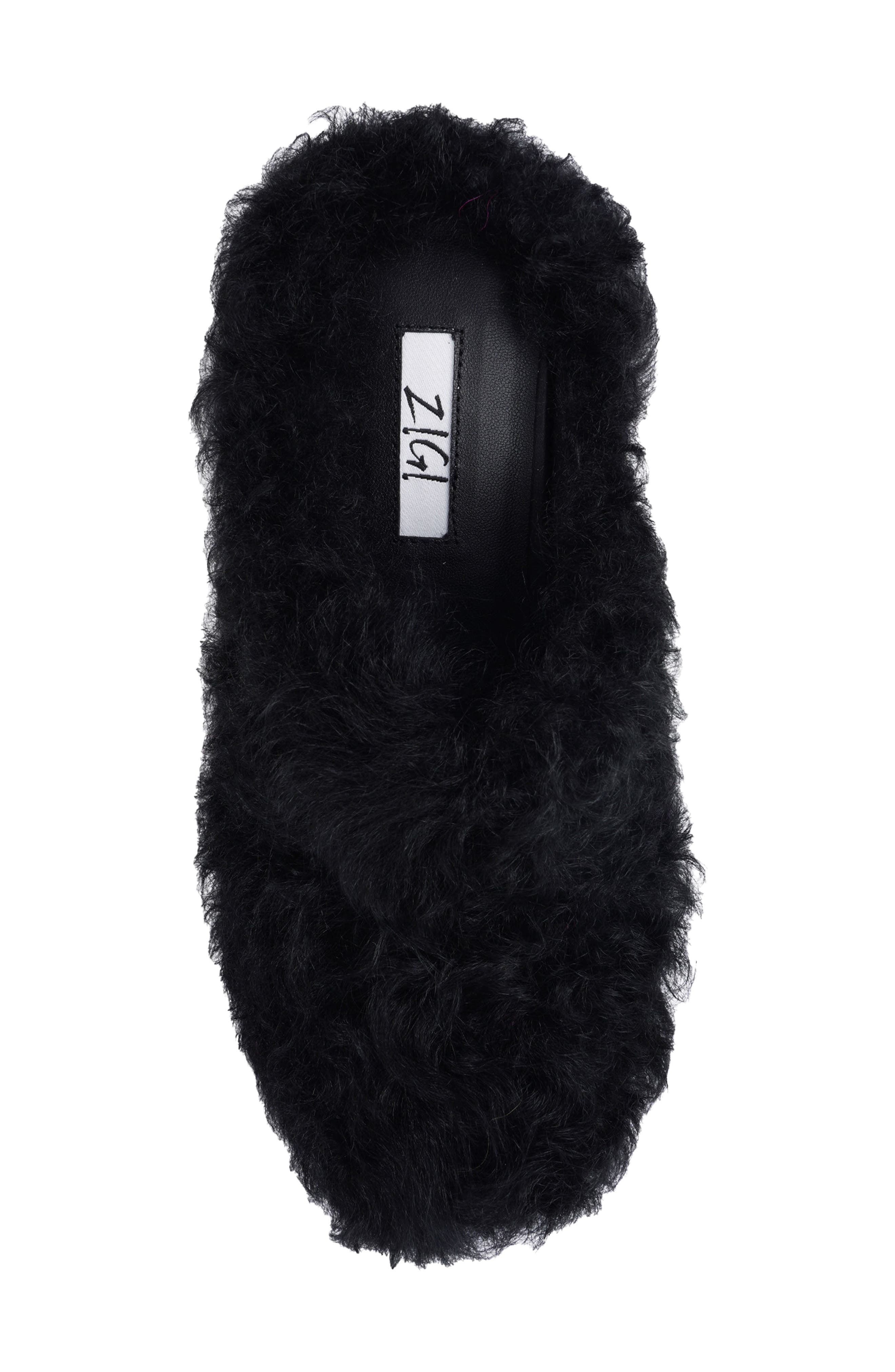 ZIGI Jincy Genuine Shearling Clog, Alternate, color, Black