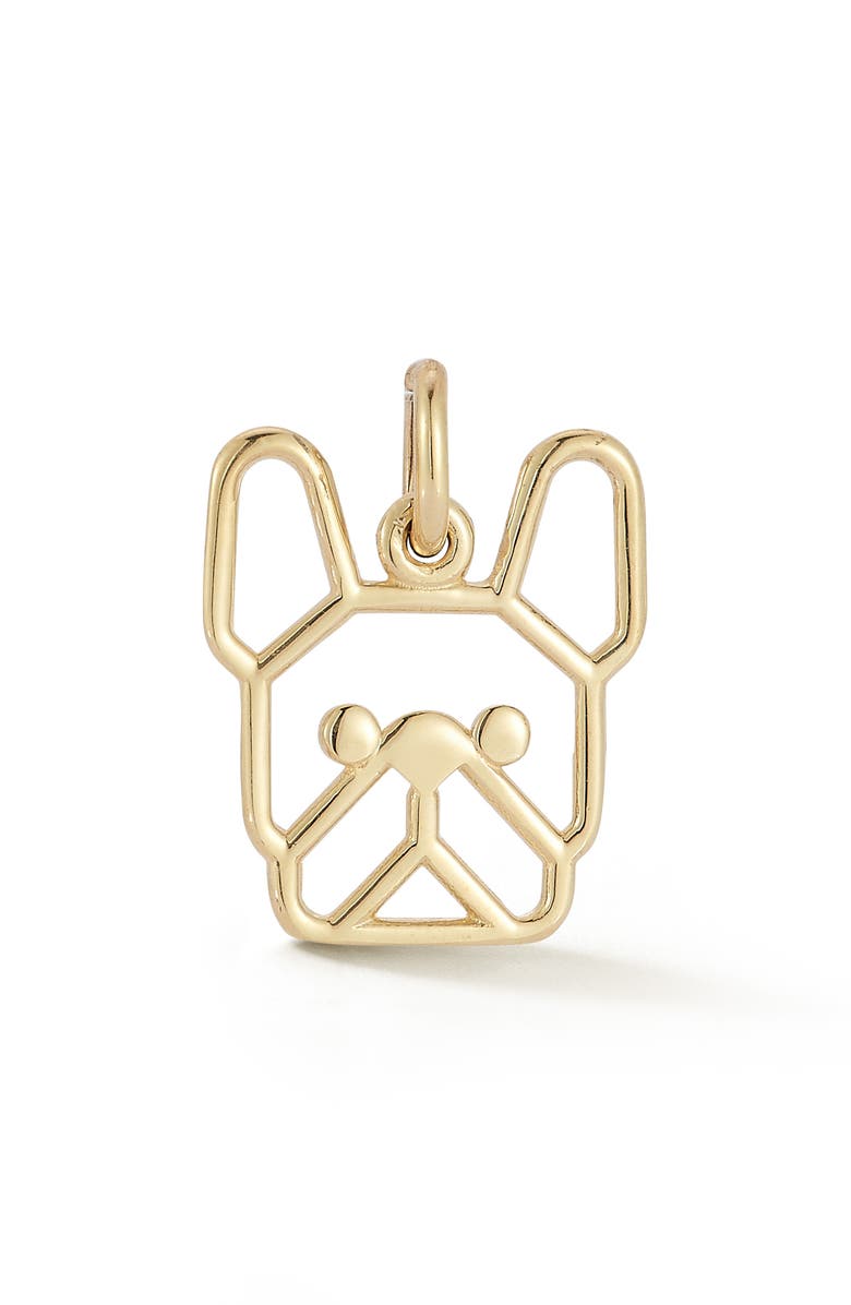 Ember Fine Jewelry 14K Gold Dog Charm, Main, color, Gold