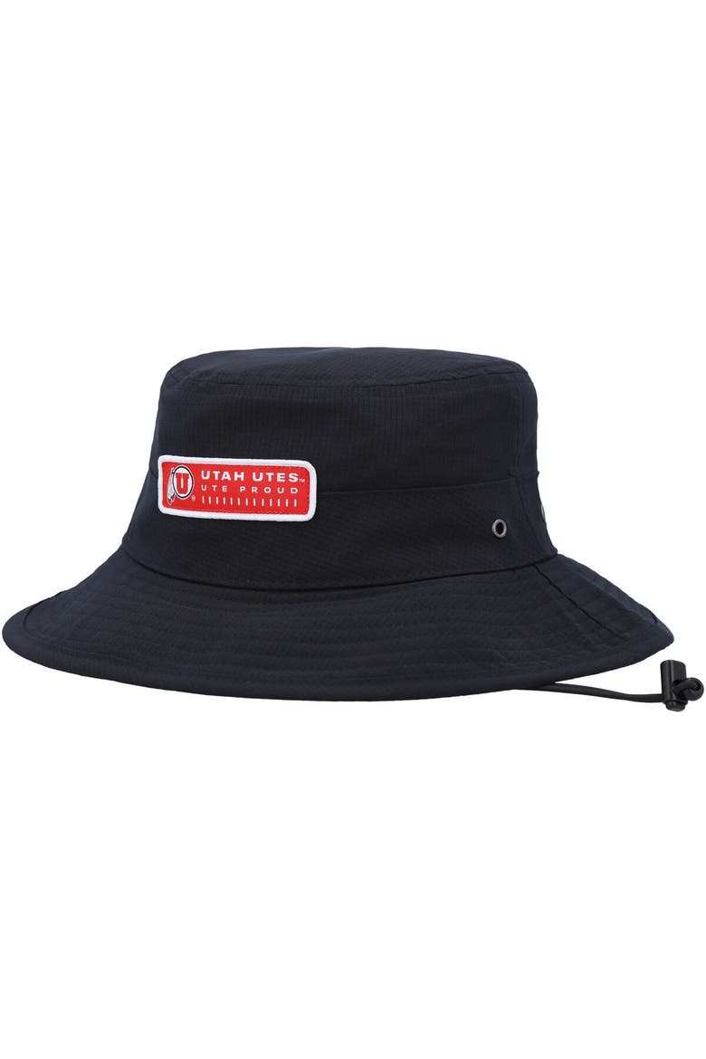 Men's Under Armour Black Utah Utes Performance Boonie Bucket Hat, Main, color, Black