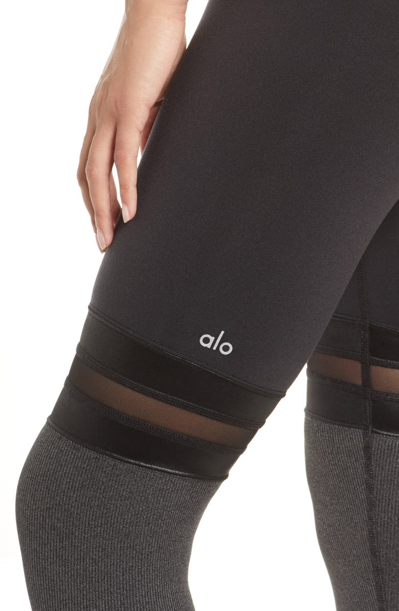 Alo Player High Waist 7/8 Leggings, Alternate, color, 