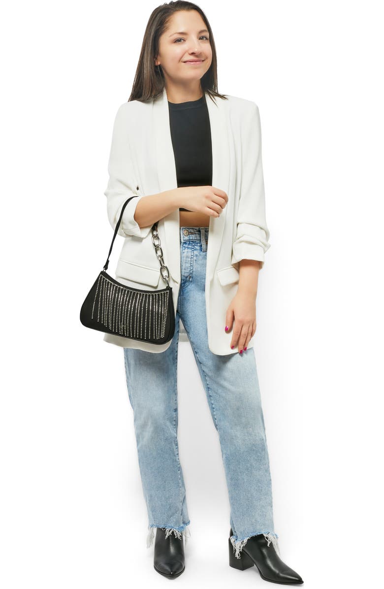 HOUSE OF WANT Newbie Faux Shearling Shoulder Bag, Alternate, color,