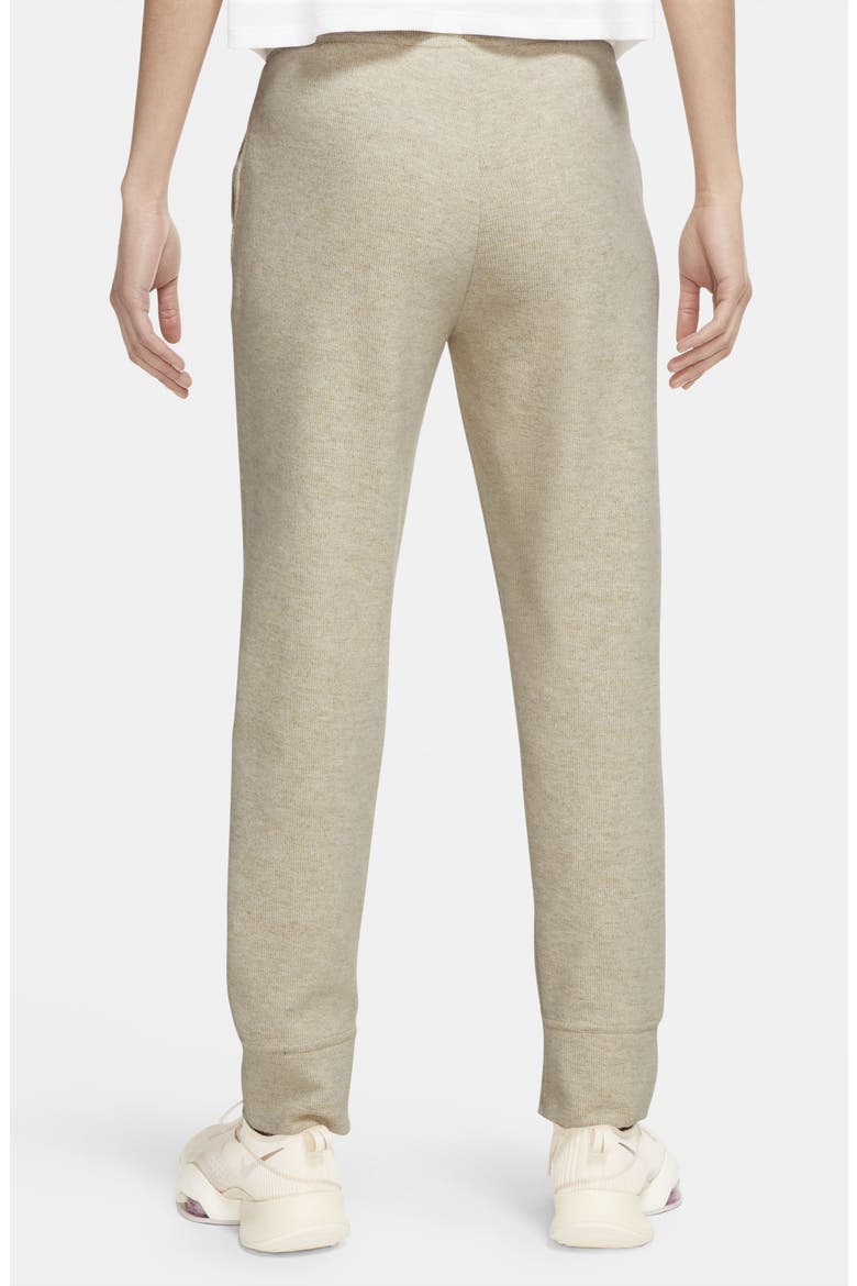 Thermal Fleece Tapered Pants, Alternate, color, RATTAN/ HEATHER/ WHITE