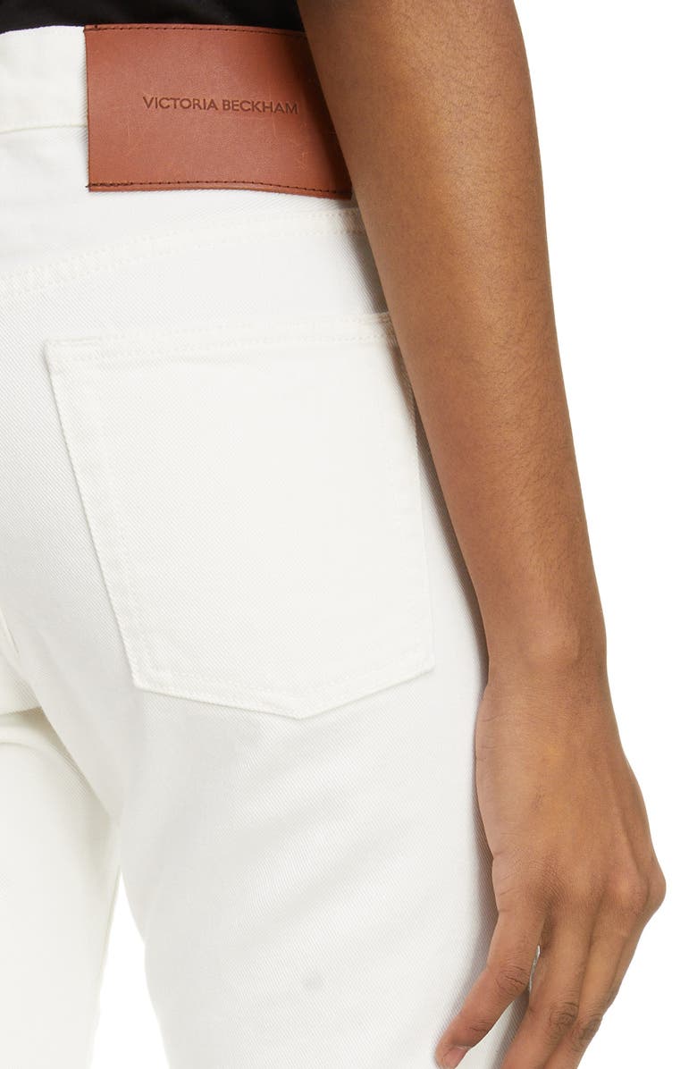 Victoria Beckham Olivia Straight Leg Button Fly Jeans, Alternate, color, 