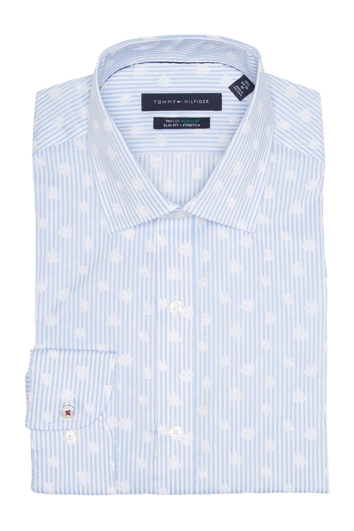 Tommy Hilfiger Long Sleeve Slim Stretch Dress Shirt (Men) | Nordstromrack