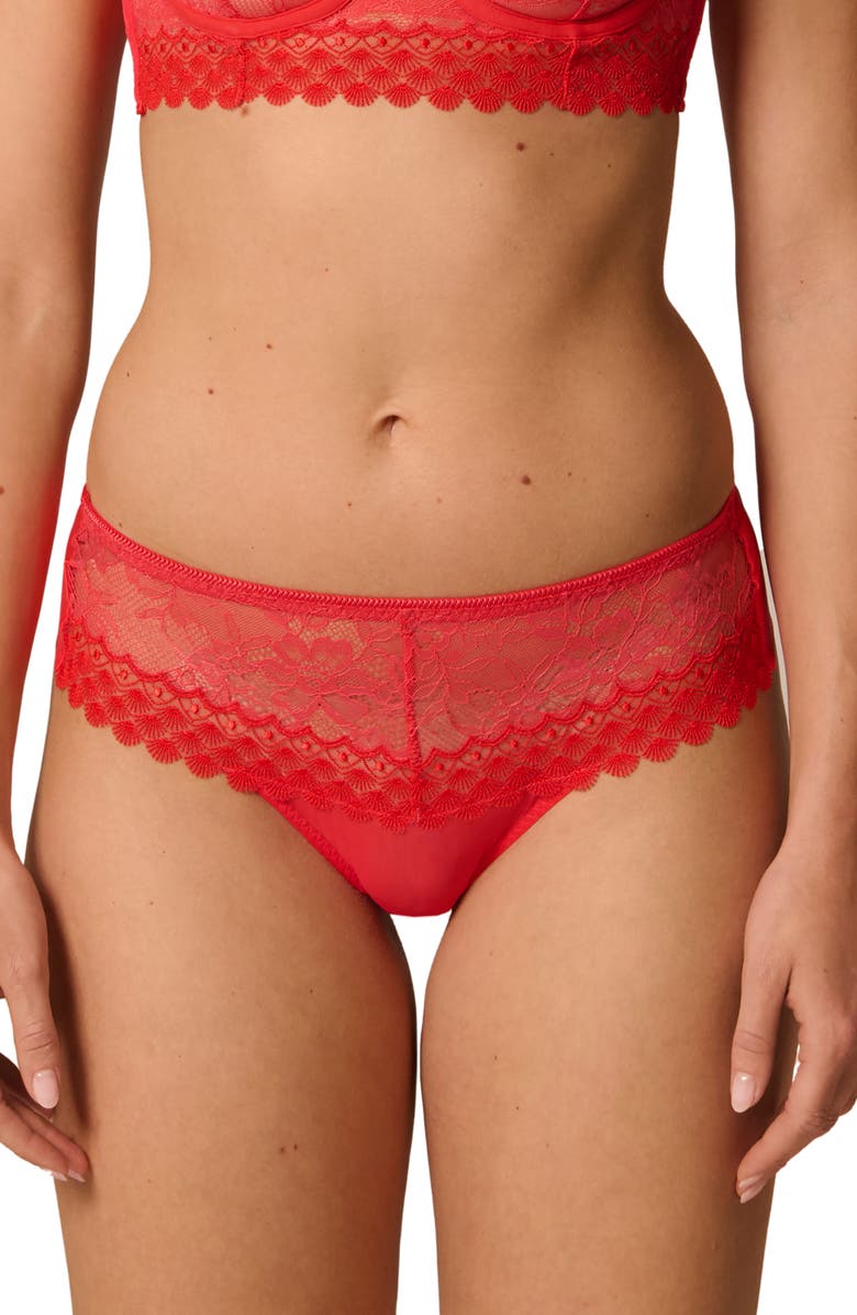 Simone Perele Radieuse Boyshorts, Main, color, Flamingo