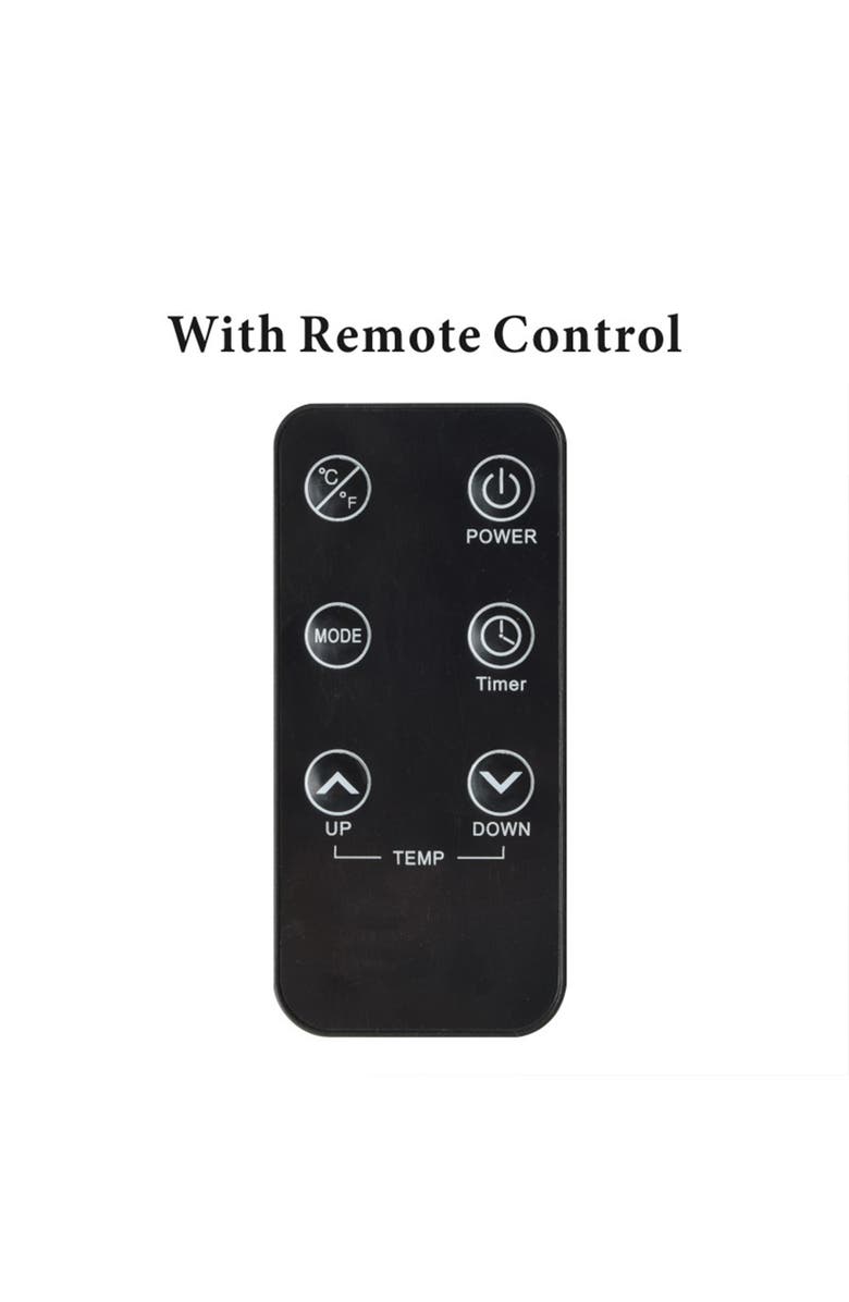 Optimus Infrared Quartz Heater With Remote, Alternate, color, Brown